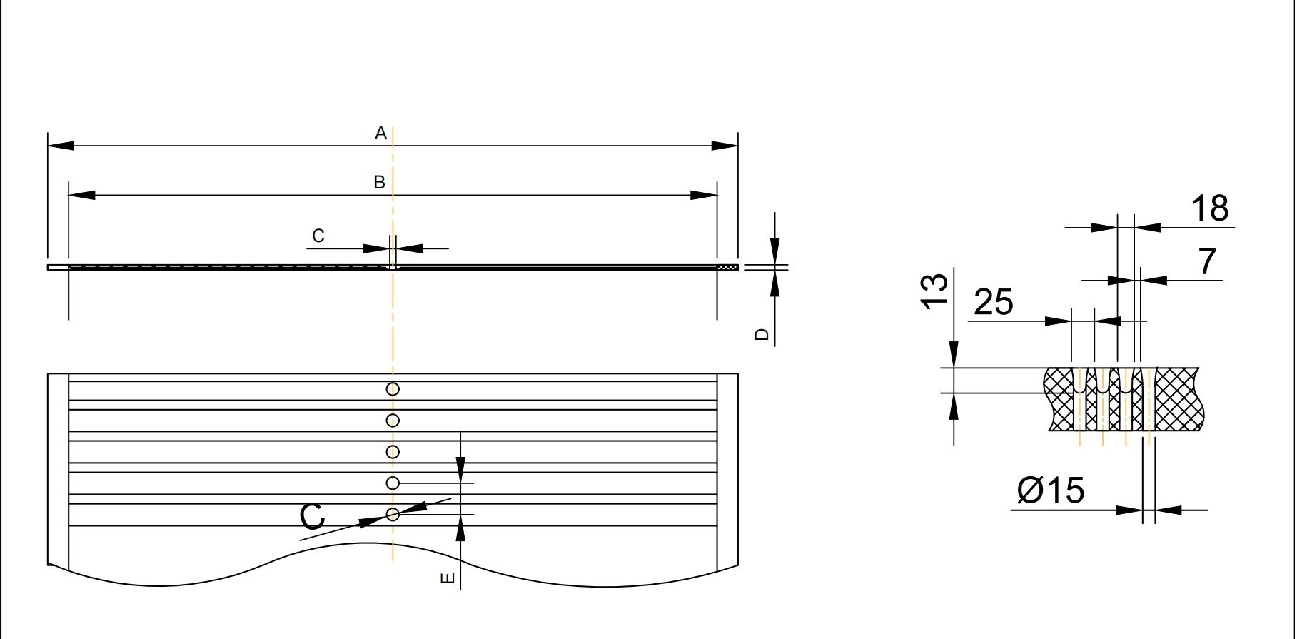 Vacuum rubber filter conveyor belt